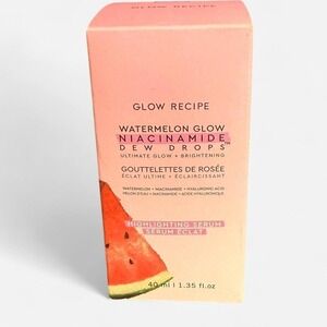 Glow Recipe Watermelon Glow Niacinamide Dew Drops - 1.35 fl.oz./40mL- NIB
